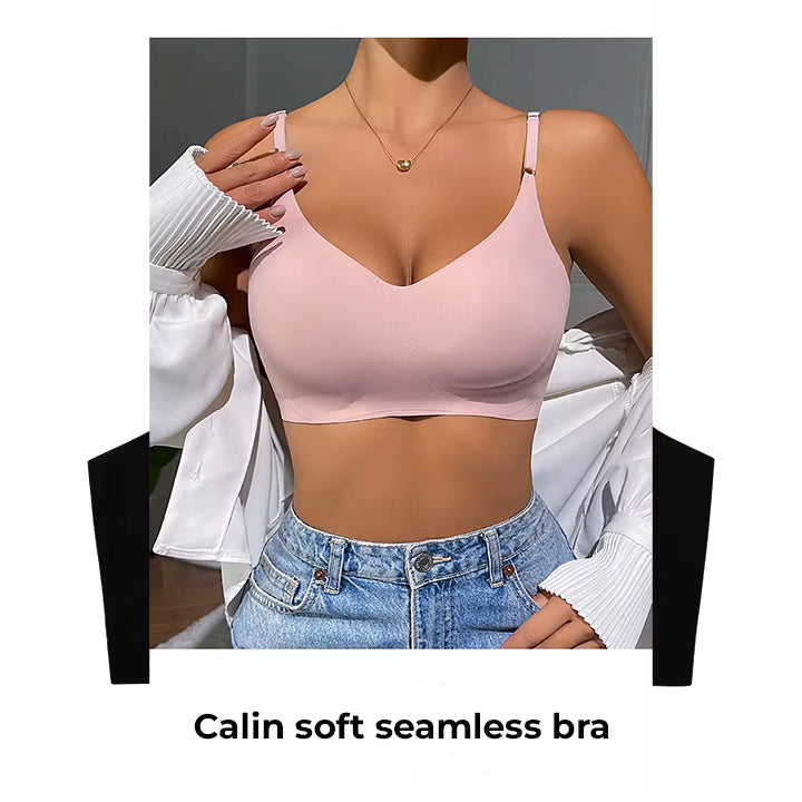 Calin soft seam less bra